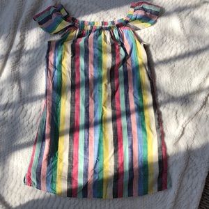 J. Crew Multicolor Striped Dress
